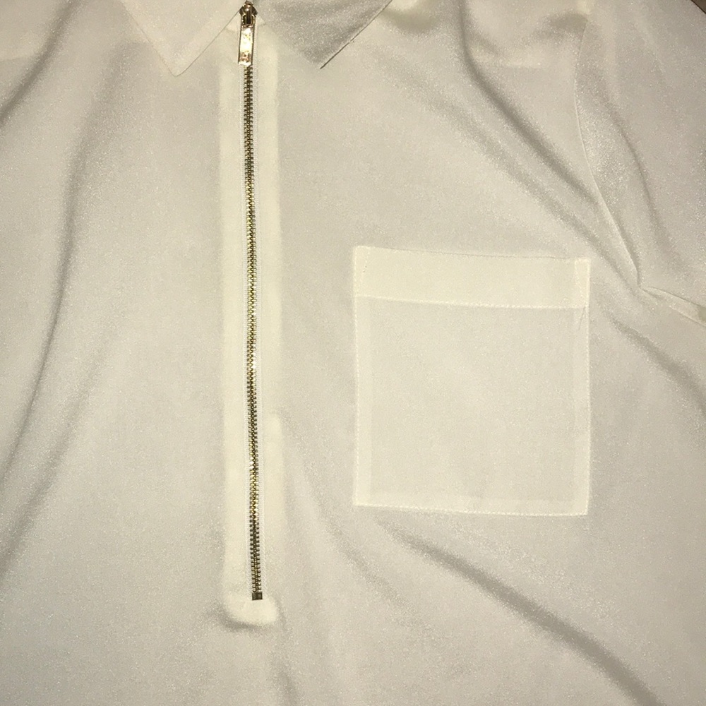 đ3/$25 Calvin Klein Sheer Top Cute Size Medium - Picture 2 of 4